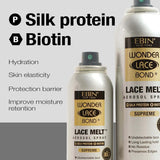 Ebin New York Wonder Bond Melt Spray Silk Protein - Long lasting Hold, Smooth Shine, Frizz Control