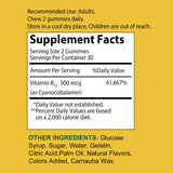Vitamin B12 Gummies - Immune and Energy Support, Metabolism Boost, Bone Health - 60 Gummies