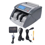 Bill Counterfeit Detecter Money Counting Machine LCD Display Banknote Currency Counter with UV MG IR MT DD Counterfeit Detection