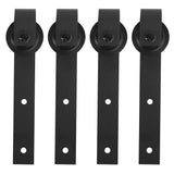 16FT 488cm Double Door Splicing Regular Carbon Steel Barn Door Hanging Rail Track Pulley
