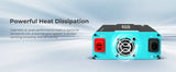 Renogy Pure Sine Wave Inverter 12V DC to 120V AC Converter for Home, RV, Truck, Off-Grid Solar Power Inverter 12V to 110V