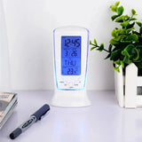 Calendar Clock Digital LED Clock Bedside Temperature Music Light Multi-functional Lazy Digital Temperature Alarm Clock