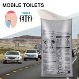Mini Mobile Toilet Disposable Outdoor Urine Bags 4-40Pcs Portable for Men Women Children 600ml Emergency Travel Vomiting Bags