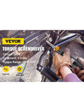 VEVOR Torque Screwdriver, 1/4" Drive Screwdriver Torque Wrench, Torque Screwdriver Electrician 10-50 in/lbs,