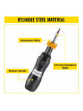 VEVOR Torque Screwdriver, 1/4" Drive Screwdriver Torque Wrench, Torque Screwdriver Electrician 10-50 in/lbs,