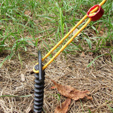 10pcs/pack Tent Pegs Ground Nails Outdoor Camping Peg Screw Anchor Stakes Hiking Tent Pins Windproof Tent Accessories 14.5x7cm