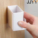 JJYY Mini Wall Mounted Mobile Plug Organizer Storage Rack Remote Control Organizer Home Essentials Organizer
