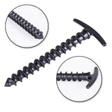 10pcs/pack Tent Pegs Ground Nails Outdoor Camping Peg Screw Anchor Stakes Hiking Tent Pins Windproof Tent Accessories 14.5x7cm