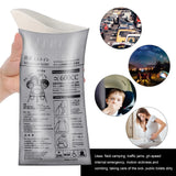 Mini Mobile Toilet Disposable Outdoor Urine Bags 4-40Pcs Portable for Men Women Children 600ml Emergency Travel Vomiting Bags