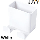 JJYY Mini Wall Mounted Mobile Plug Organizer Storage Rack Remote Control Organizer Home Essentials Organizer