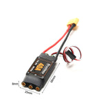 40A Brushless ESC 2-4S Electronic Speed Controller XT60 Plug with 5V 3A BEC 3.5MM Banana Head for Airplane Aircraft Helicopter