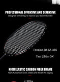 Alpsport XHP 2PCS Max 30LBS 6U 75g 100% legal original badminton racket Ultra-light full carbon fiber Badminton racket andbag