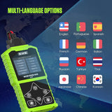MRCARTOOL B200 Car Battery System Diagnostic Tool 12V/24V CCA 30-1700 Automotive Battery Charging Test Multi-language