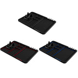 Car Dashboard Storage Mat Multifunctional Car Phone Seat Sticky Phone Holder Mat Bracket for Navigation Car Interior Accessories
