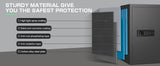 6.0 Cub Unassembled Extra Large Safe Box,Money Safe with Digital Backlit Touch Keypad and 2 Adjustable Shelves