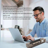 EXP GDC Laptop External Graphics Card Dock with 6&8 Pin Power Cable for mini PCI-E, Discrete Video Card Base PCB