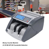 Bill Counterfeit Detecter Money Counting Machine LCD Display Banknote Currency Counter with UV MG IR MT DD Counterfeit Detection