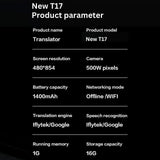 Portable Language Translator Device 138 Languages Voice Translating Offline Translation Simultaneous Interpretation Text / Photo