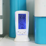 Calendar Clock Digital LED Clock Bedside Temperature Music Light Multi-functional Lazy Digital Temperature Alarm Clock