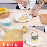 JJYY Potato masher potato masher vegetable masher manual crusher potato blender kitchen garlic masher kitchen supplies