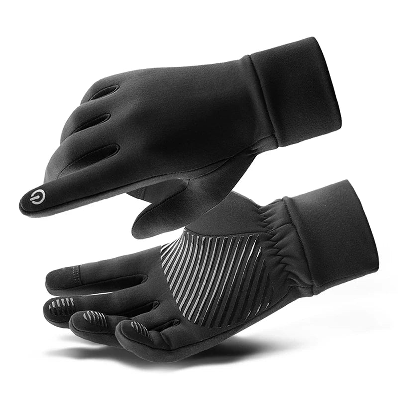 Autumn Winter Warm Gloves Sports anti-slip Electric Bicycle Cycling Men  Women All Refer to Touch Screen Running Wear Gloves