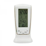 Calendar Clock Digital LED Clock Bedside Temperature Music Light Multi-functional Lazy Digital Temperature Alarm Clock
