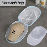 Durable Mesh Hat Washing Bag - Anti Deformation and Anti Entanglement, Perfect Choice for Outdoor Equipment Care