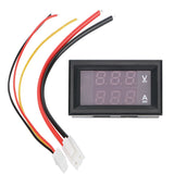 DIYWORK LED Display DC 100V 10A Mini Digital Voltmeter Ammeter Amperemeter Voltage Indicator Tester Volt Ampere Meter with Cable
