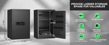 6.0 Cub Unassembled Extra Large Safe Box,Money Safe with Digital Backlit Touch Keypad and 2 Adjustable Shelves