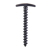 10pcs/pack Tent Pegs Ground Nails Outdoor Camping Peg Screw Anchor Stakes Hiking Tent Pins Windproof Tent Accessories 14.5x7cm
