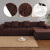 L Shape Sofa Cover Sofa Slipcover Polyester 3+2 Seat Corner Sofa Cover L Shape Slipcover Home Furniture Protector Sofa Protector