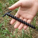 10pcs/pack Tent Pegs Ground Nails Outdoor Camping Peg Screw Anchor Stakes Hiking Tent Pins Windproof Tent Accessories 14.5x7cm