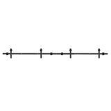 16FT 488cm Double Door Splicing Regular Carbon Steel Barn Door Hanging Rail Track Pulley