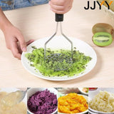 JJYY Potato masher potato masher vegetable masher manual crusher potato blender kitchen garlic masher kitchen supplies