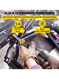 VEVOR Torque Screwdriver, 1/4" Drive Screwdriver Torque Wrench, Torque Screwdriver Electrician 10-50 in/lbs,