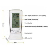 Calendar Clock Digital LED Clock Bedside Temperature Music Light Multi-functional Lazy Digital Temperature Alarm Clock