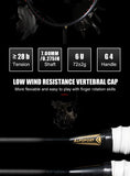 Alpsport XHP 2PCS Max 30LBS 6U 75g 100% legal original badminton racket Ultra-light full carbon fiber Badminton racket andbag