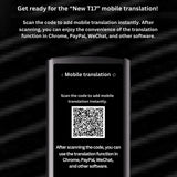 Portable Language Translator Device 138 Languages Voice Translating Offline Translation Simultaneous Interpretation Text / Photo