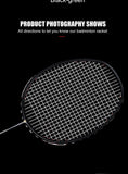 Alpsport XHP 2PCS Max 30LBS 6U 75g 100% legal original badminton racket Ultra-light full carbon fiber Badminton racket andbag