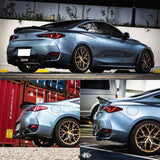 For Infiniti Q60 Q60S Coupe PSM Style Carbon fiber Rear Spoiler Trunk wing 2013-2024
