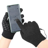 Unisex USB Electric Heated Gloves Winter Outdoor Sport Non-slip Touch Screen Mitten Rechargeable Thermal Knitting Heating Mitts