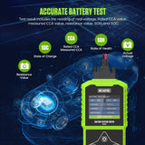 MRCARTOOL B200 Car Battery System Diagnostic Tool 12V/24V CCA 30-1700 Automotive Battery Charging Test Multi-language