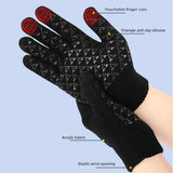 Unisex USB Electric Heated Gloves Winter Outdoor Sport Non-slip Touch Screen Mitten Rechargeable Thermal Knitting Heating Mitts
