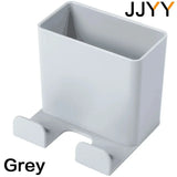 JJYY Mini Wall Mounted Mobile Plug Organizer Storage Rack Remote Control Organizer Home Essentials Organizer