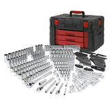 450-Piece Metric and Imperial Drive Socket Set with Quick-Release Ratchet Wrench Spanners Bits Set Mechanics Anti-Corrosion