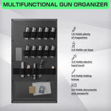 6.0 Cub Unassembled Extra Large Safe Box,Money Safe with Digital Backlit Touch Keypad and 2 Adjustable Shelves