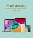 Bluetooth Mouse Wireless Mute Ergonomic Portable Mini Office Mouse Durable Keyboard Color Selectable For Multiple Devices