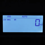 Bill Counterfeit Detecter Money Counting Machine LCD Display Banknote Currency Counter with UV MG IR MT DD Counterfeit Detection