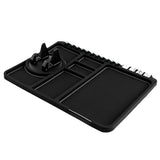 Car Dashboard Storage Mat Multifunctional Car Phone Seat Sticky Phone Holder Mat Bracket for Navigation Car Interior Accessories