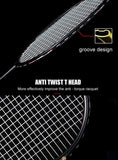Alpsport XHP 2PCS Max 30LBS 6U 75g 100% legal original badminton racket Ultra-light full carbon fiber Badminton racket andbag